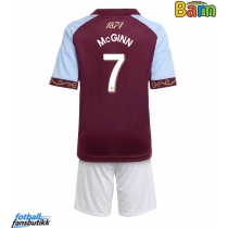 Aston Villa John McGinn #7 Hjemmedraktsett Barn 2025-26 Kortermet (+ Korte bukser)